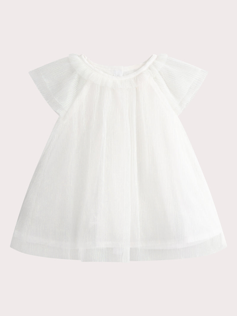 Weißes Kleid für Mädchen Baby