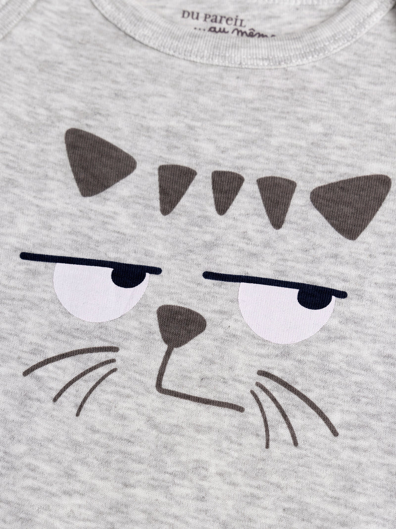 Katzenshirt 2er Set für Baby Jungen