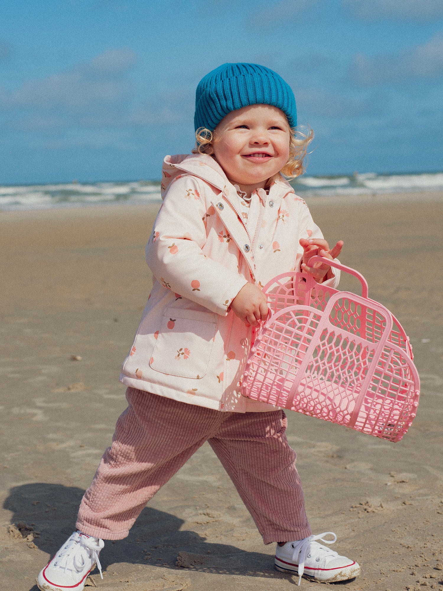 Apfel-Regenmantel für Mädchen