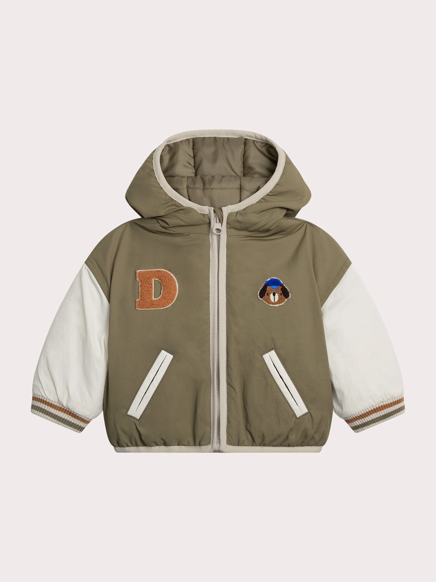 Khaki Jacke für Jungen Baby