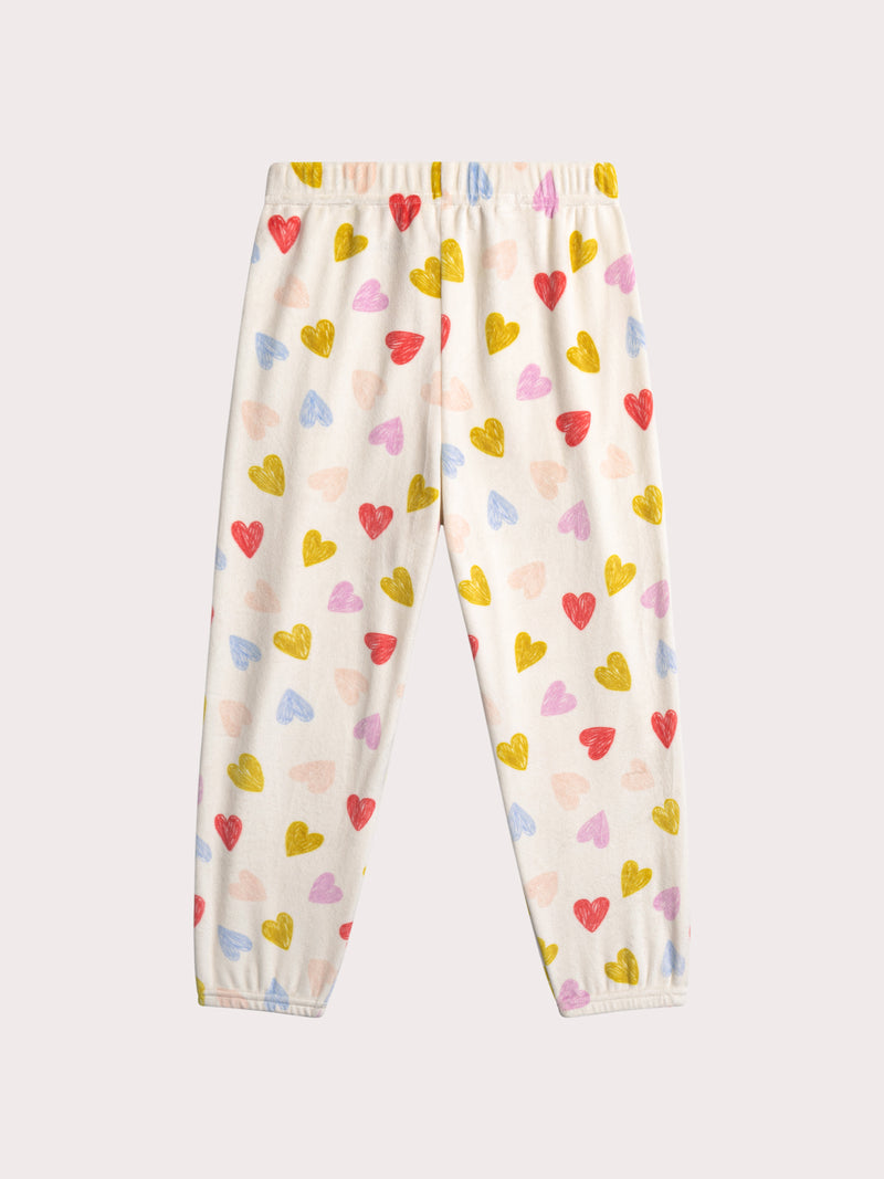 Herz-Pyjama für Mädchen