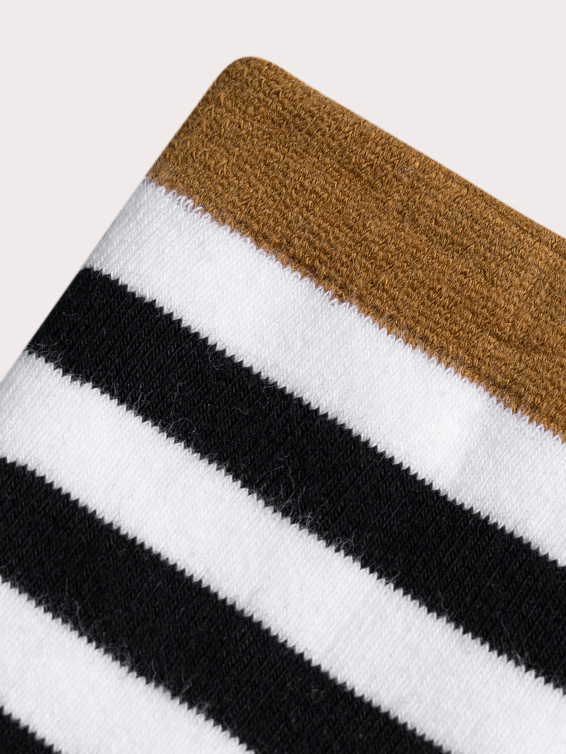 Warme und rutschfeste gestreifte Socken für Jungen