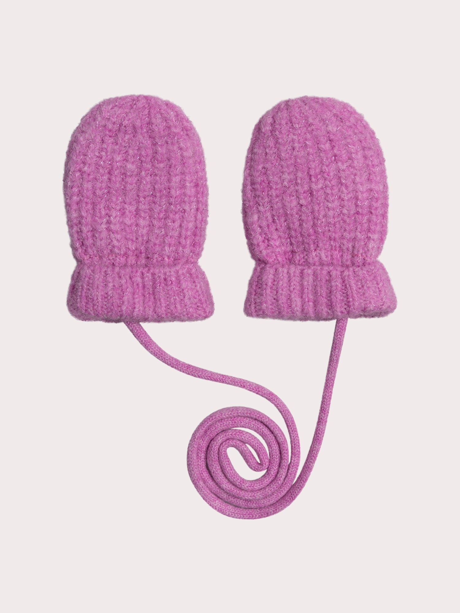 Lila Glitzer Handschuhe für Mädchen Baby