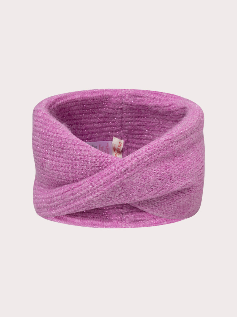 Violetter Pailletten-Snood für Babymädchen