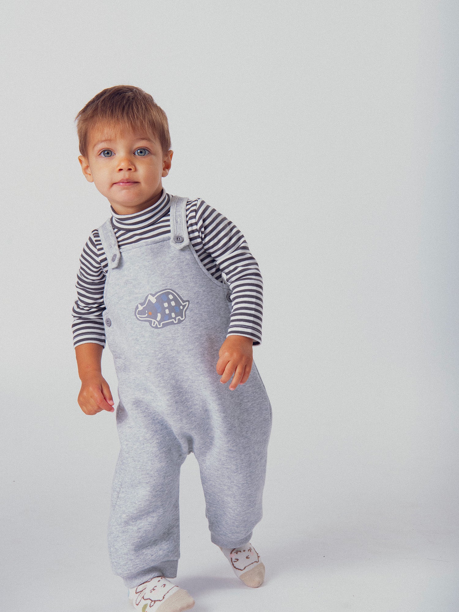 Dinosaurier-Latzhose für Baby Jungen