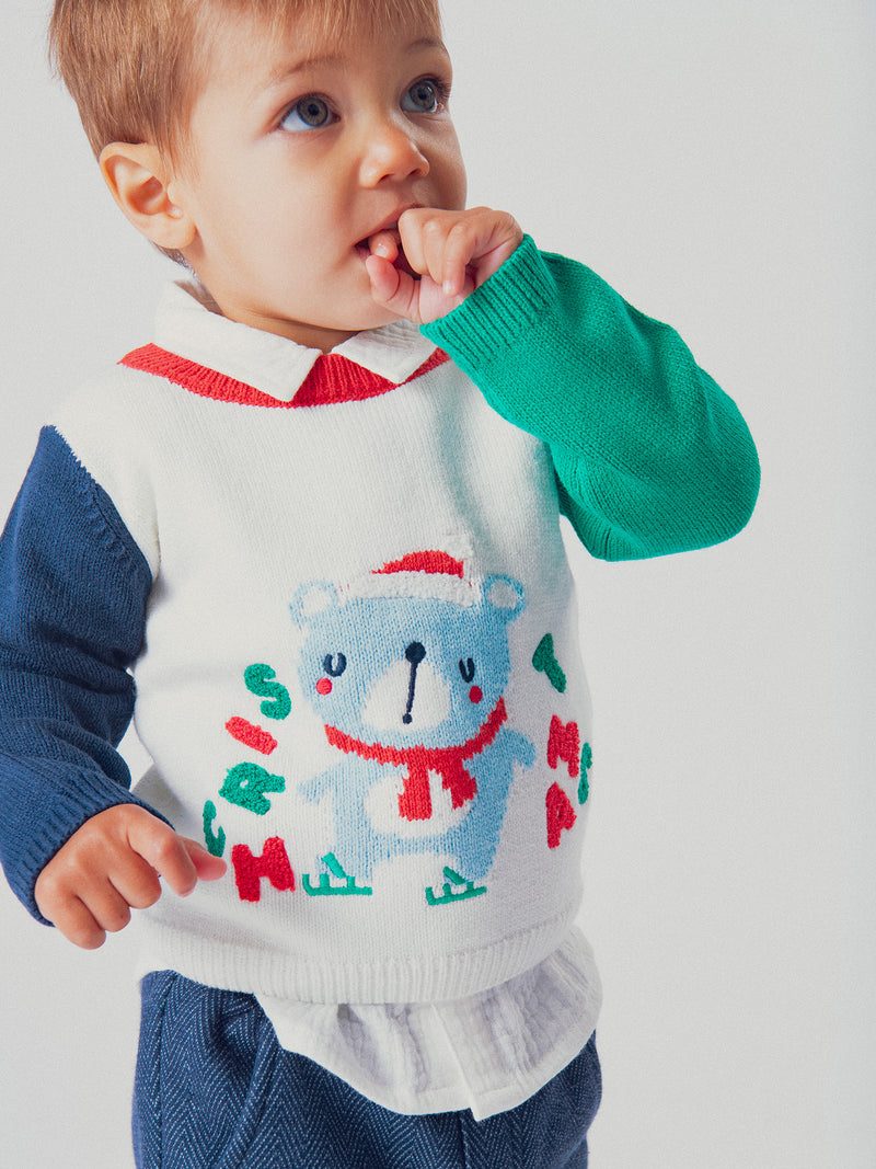 Bärchenpullover für Jungen
