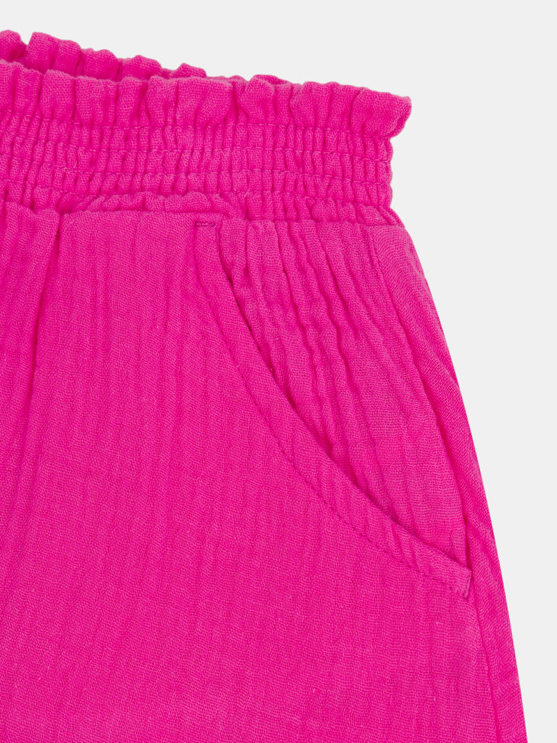 Rosa Shorts mit Taschen für Mädchen