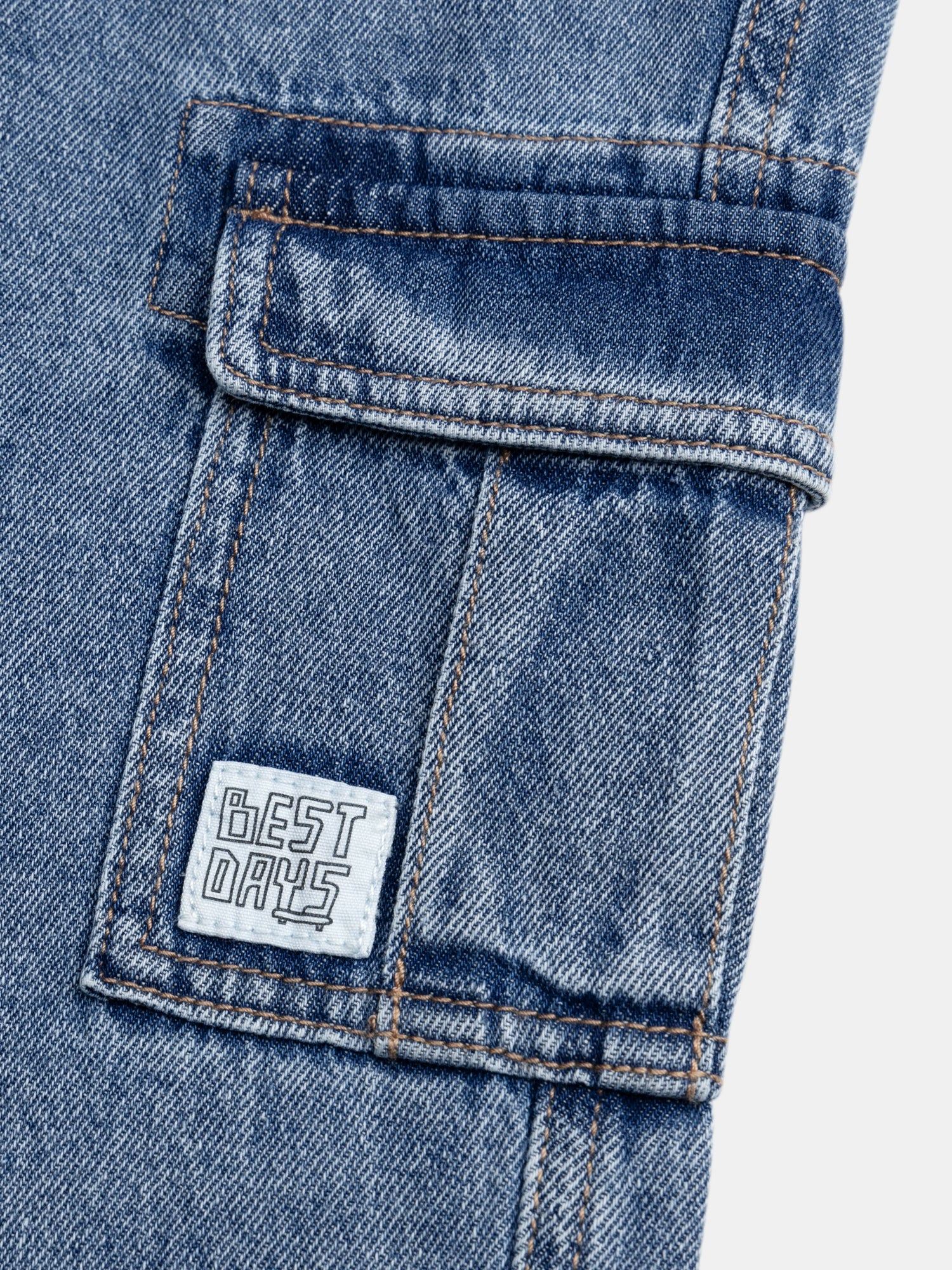 Cargo-Hosen aus Denim für Jungen