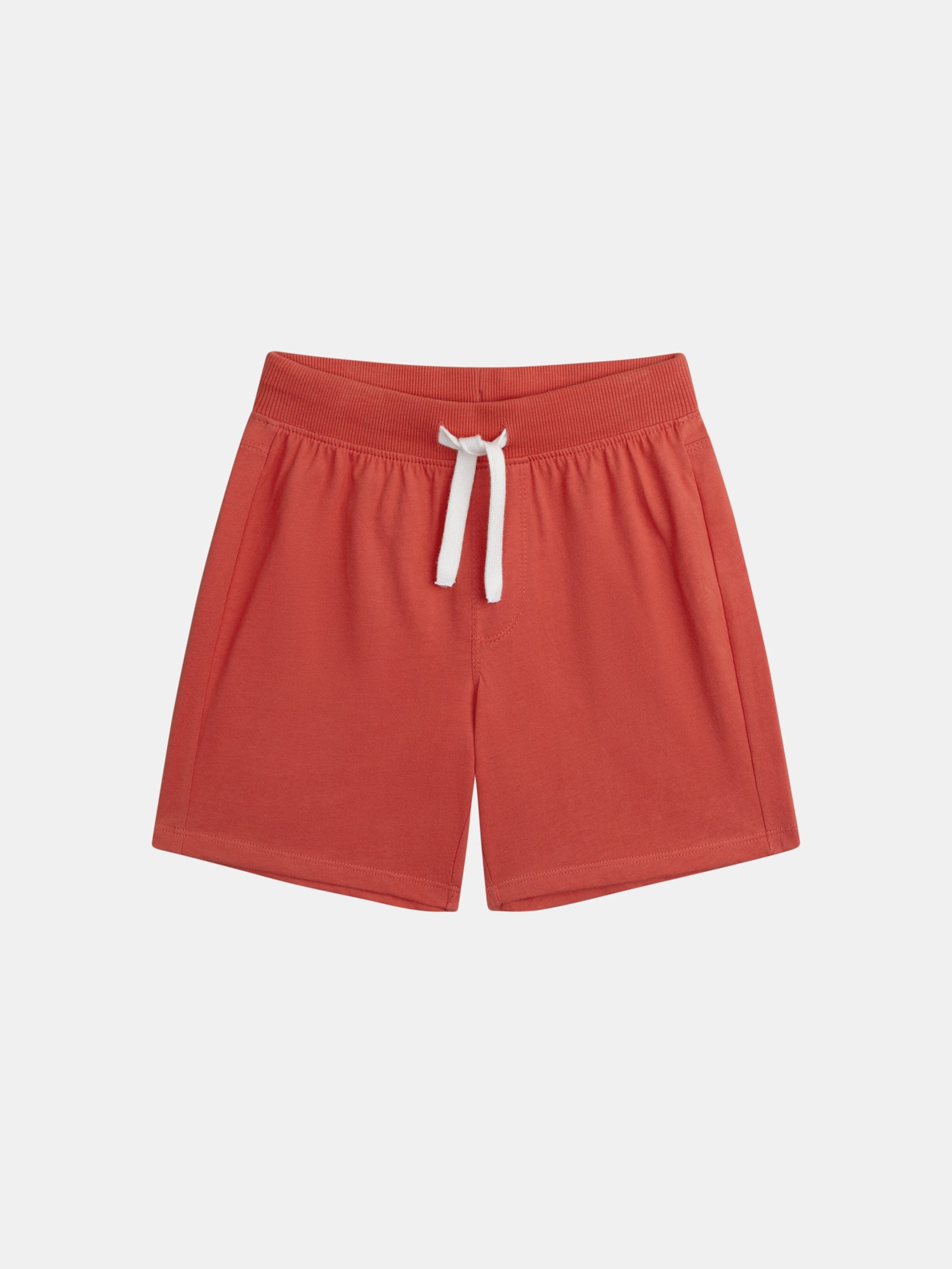 Ensemble t-shirt écru et short rouge avec animation pour garçon