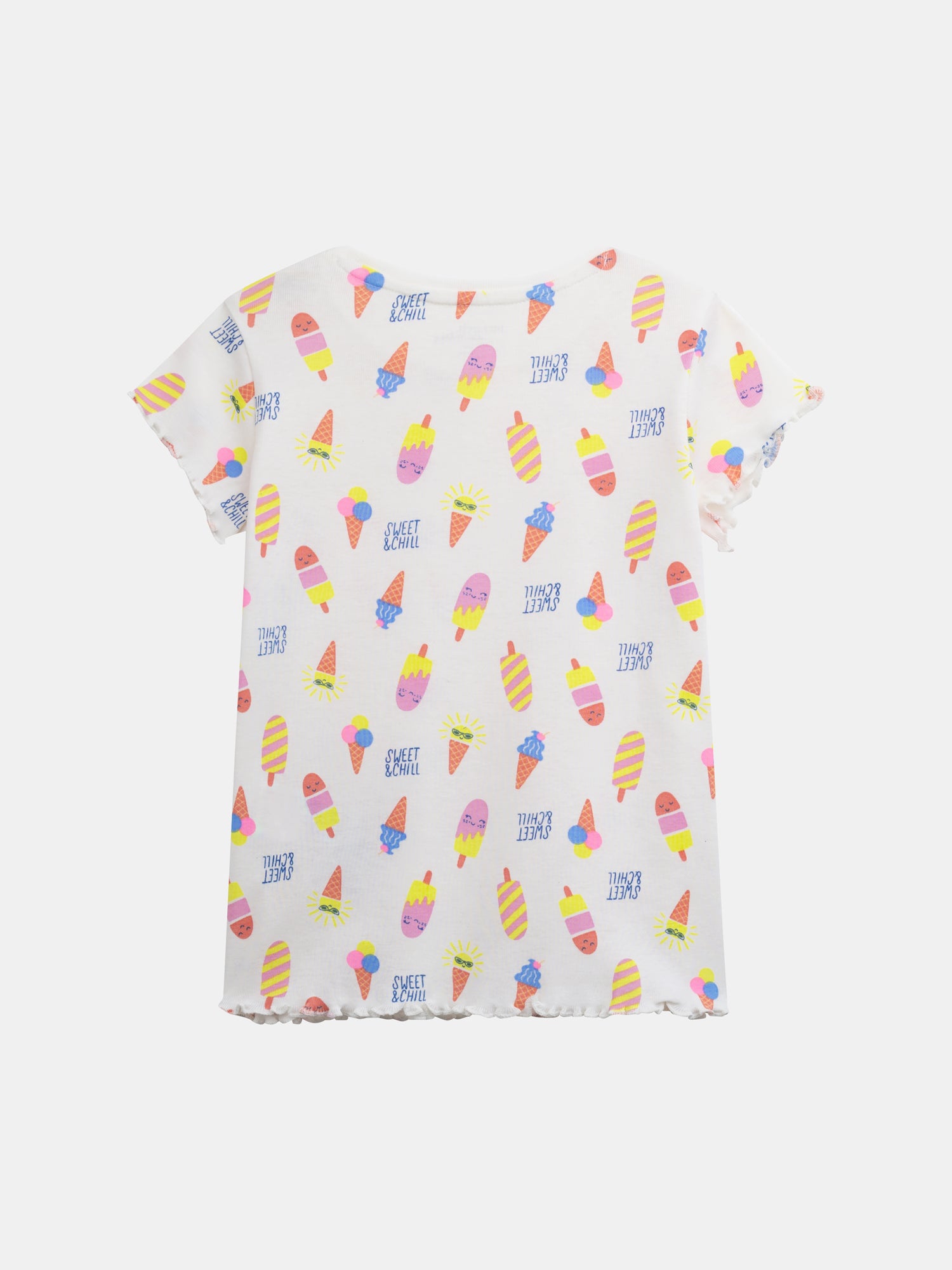 Kurzer Pyjama "SWEET & CHILL" für Mädchen