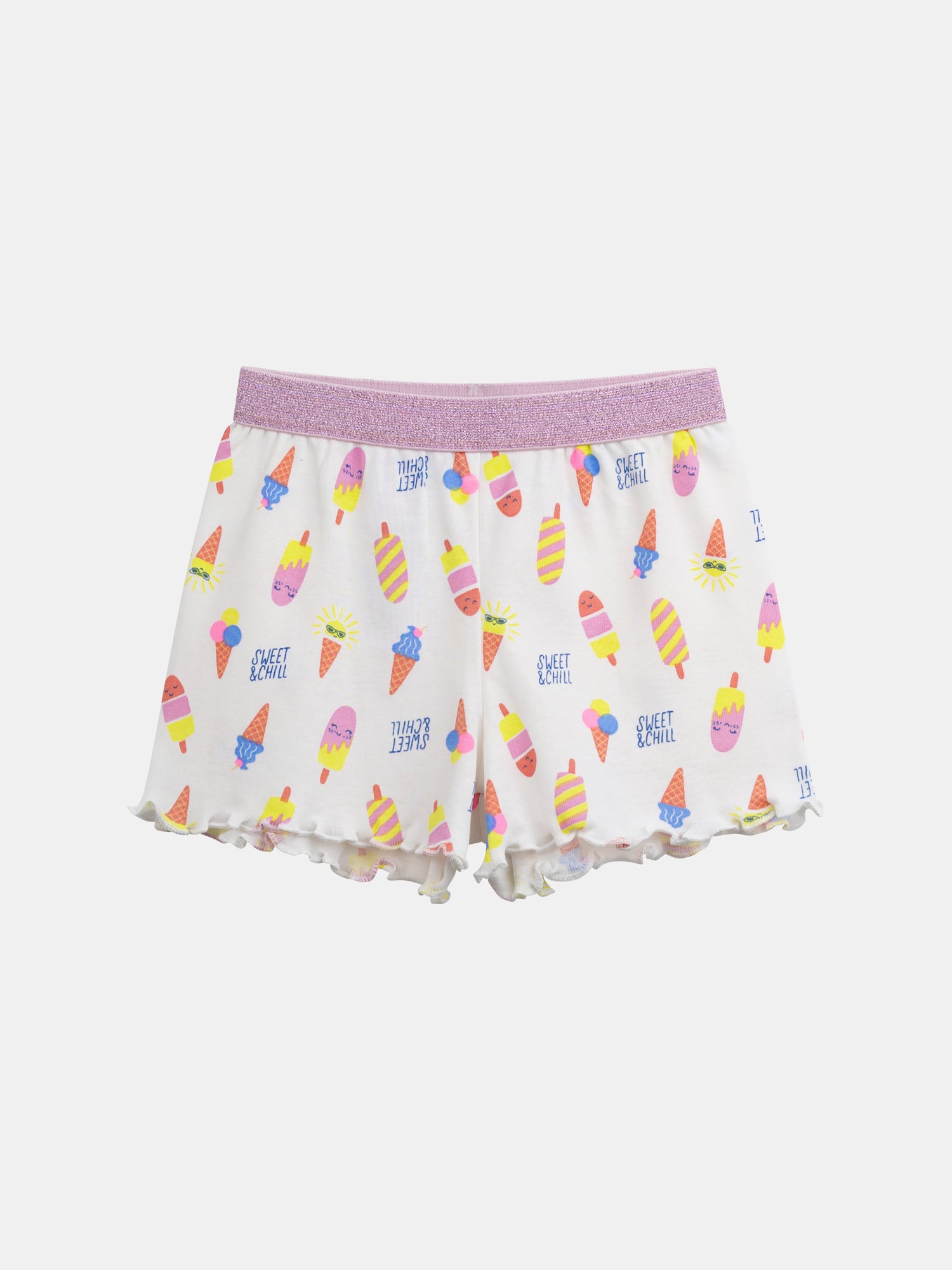 Kurzes Pyjama "SWEET & CHILL" für Mädchen