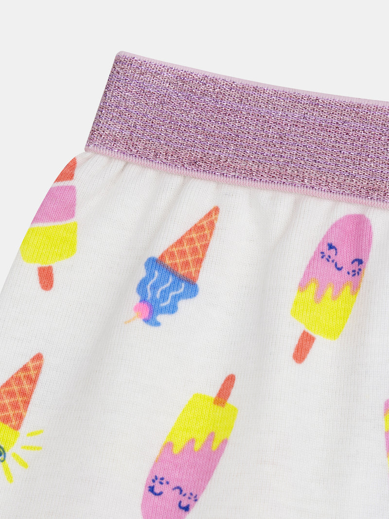 Kurzes Pyjama "SWEET & CHILL" für Mädchen