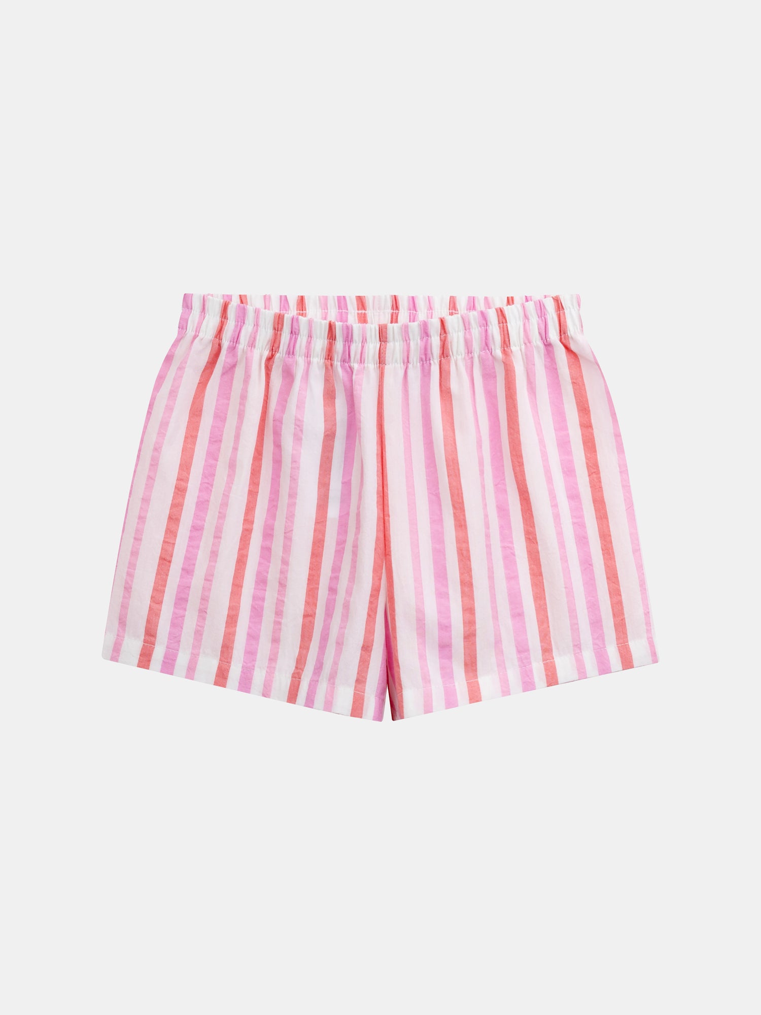 Kurzer pinker Pyjama mit "Playa Fiesta"-Druck für Mädchen