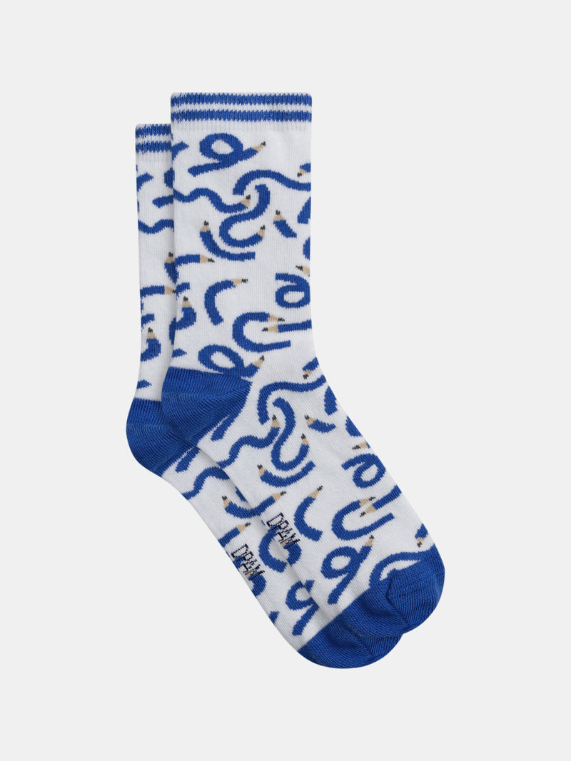 Socken mit Bleistiftmuster für Jungen