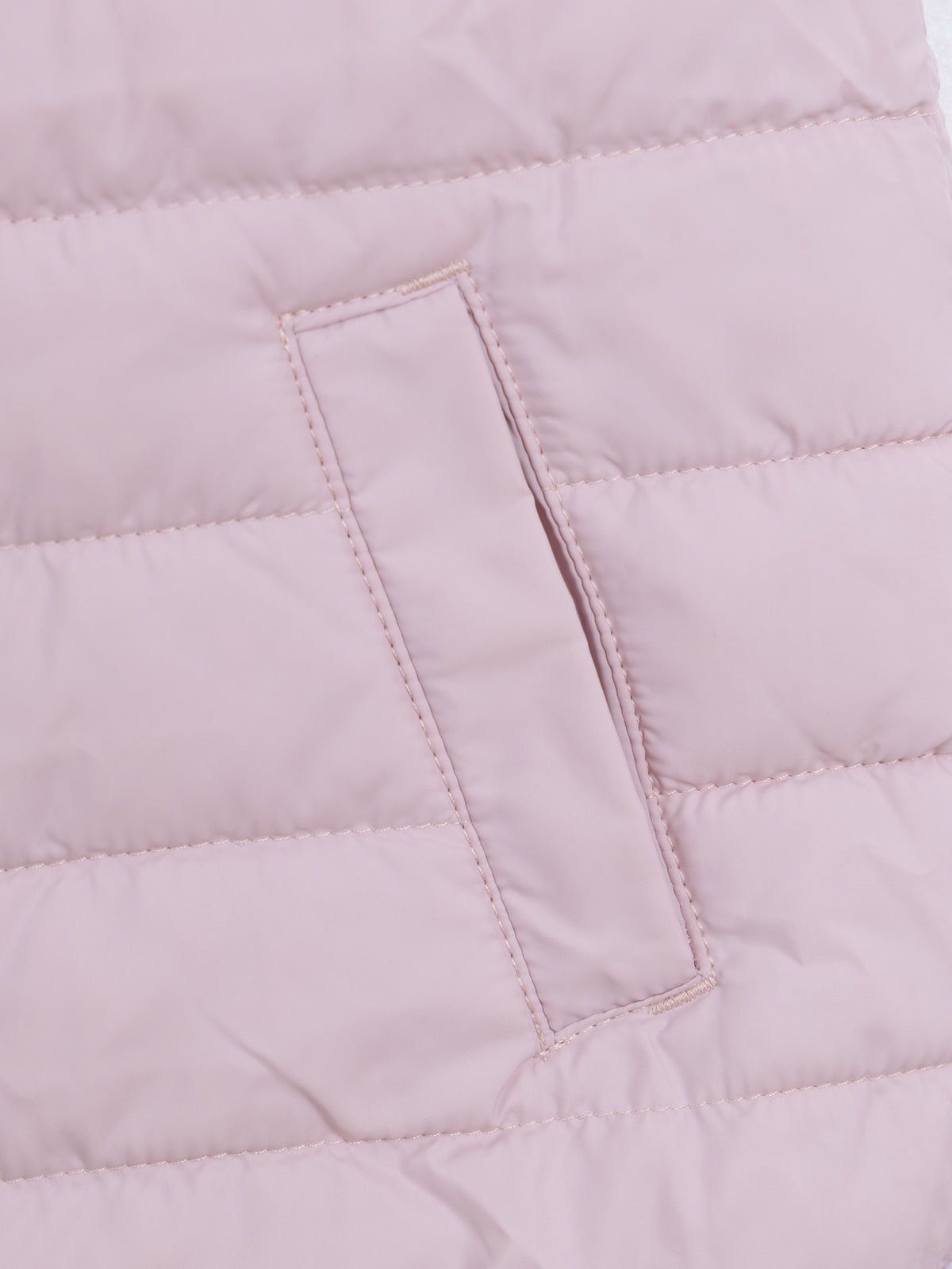 Wendbare ärmellose Daunenjacke für Mädchen