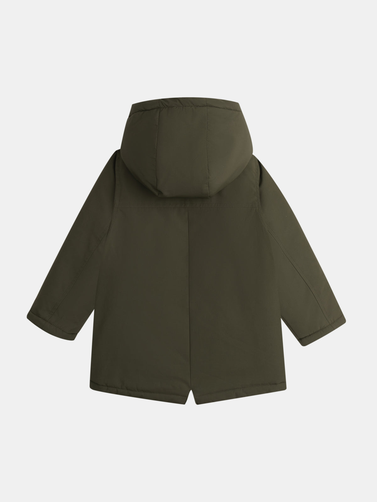 Grüne Parka mit Sherpa-Futter für Jungen