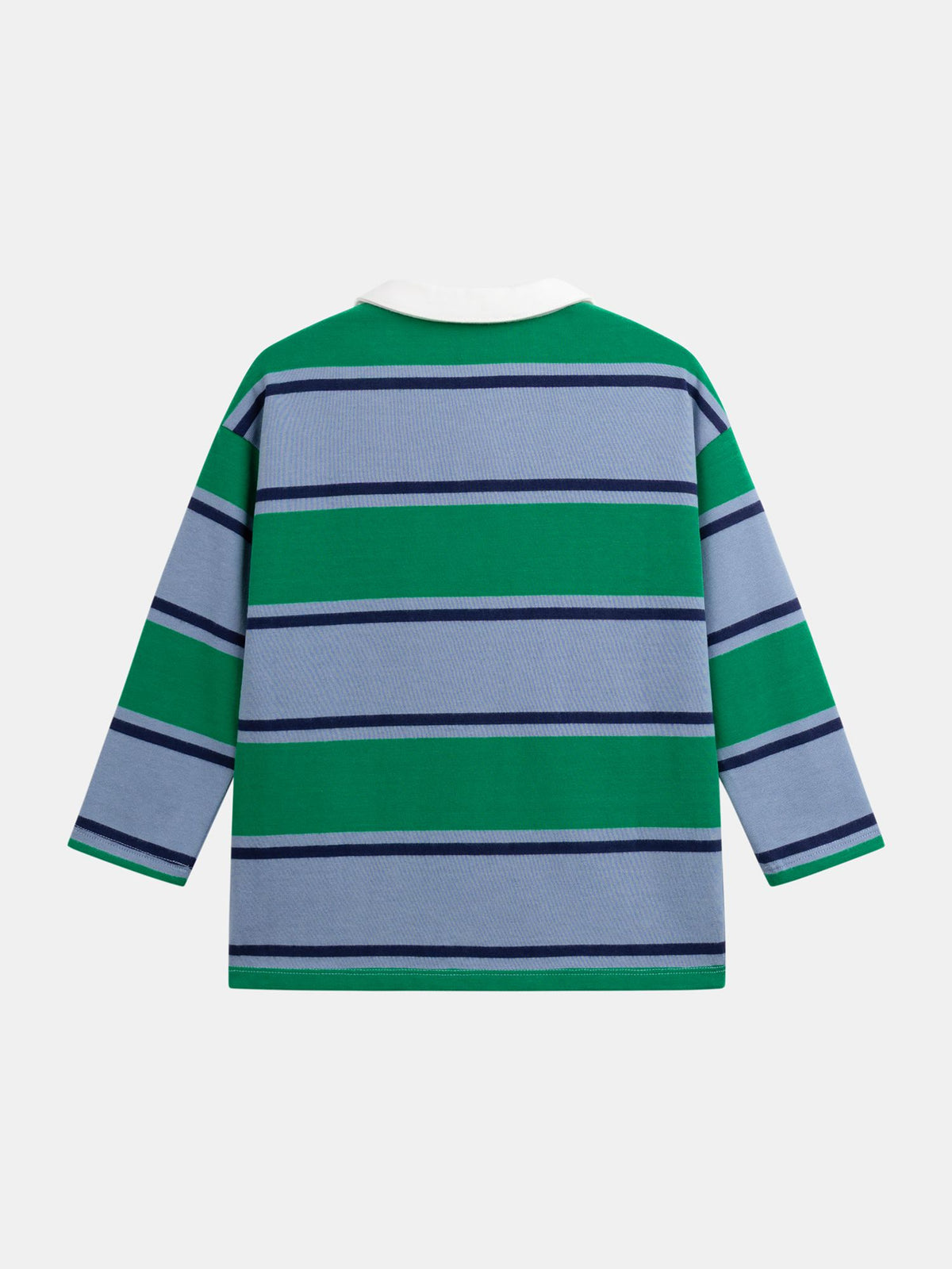 Langärmeliges Polo mit Streifen für Jungen