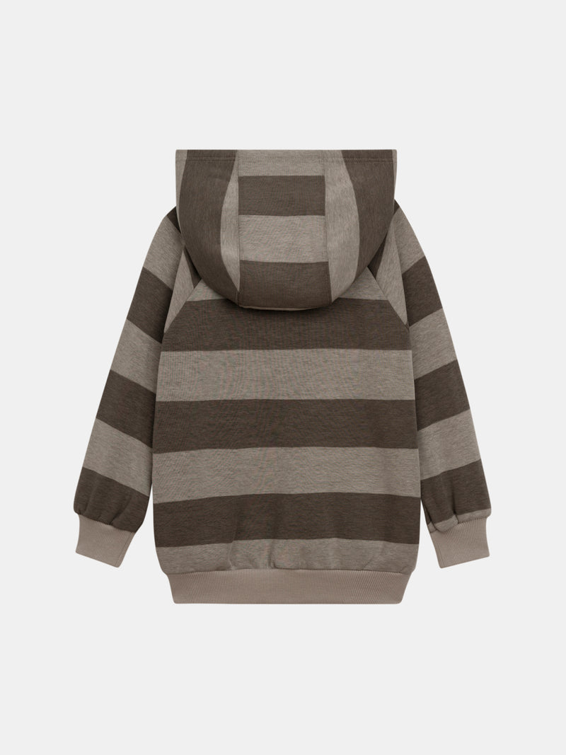 Gestreiftes Sweatshirt mit Kapuze für Jungen