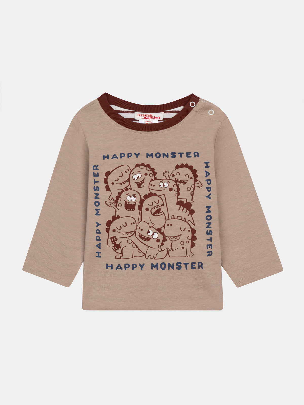 Tee Shirt Manches Longues Ecru
