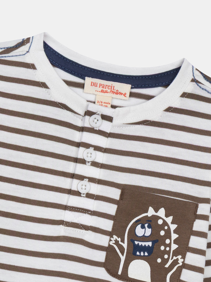 Tee Shirt Manches Longues Ecru