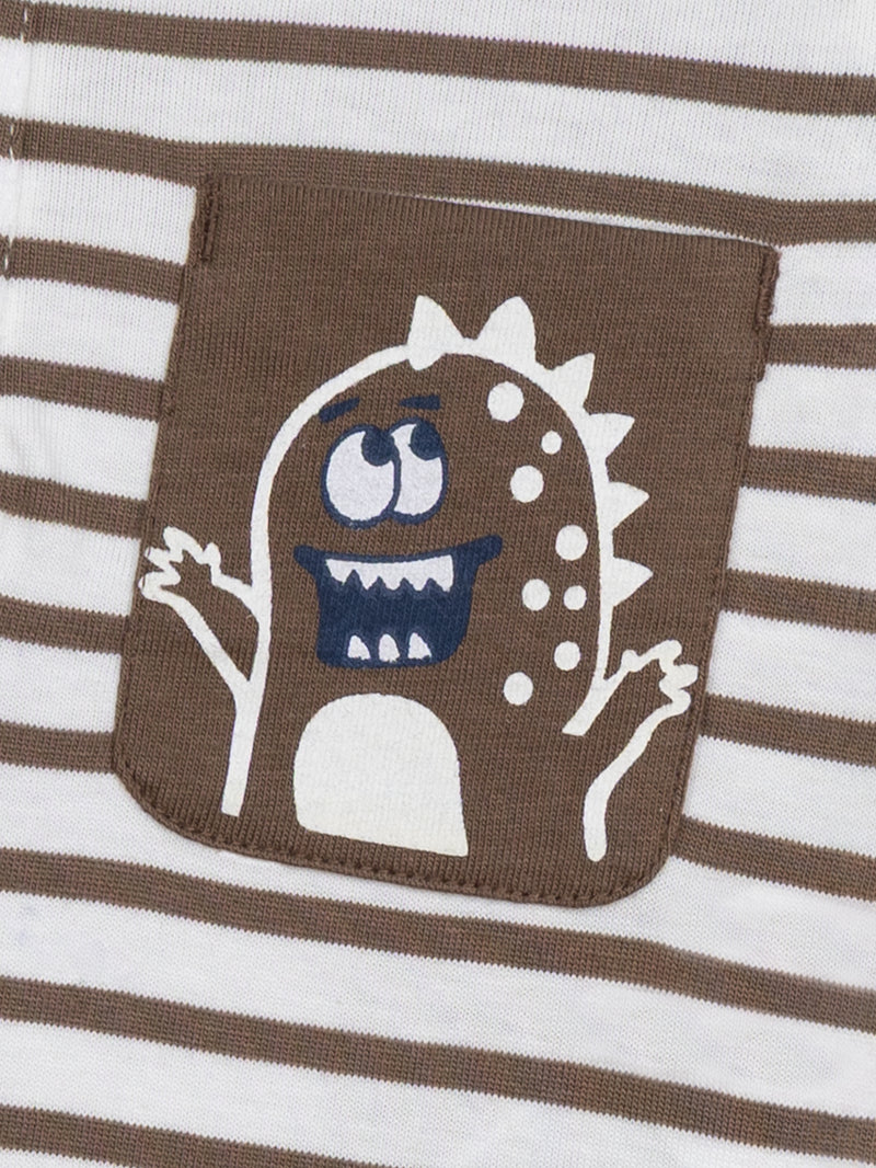 Tee Shirt Manches Longues Ecru