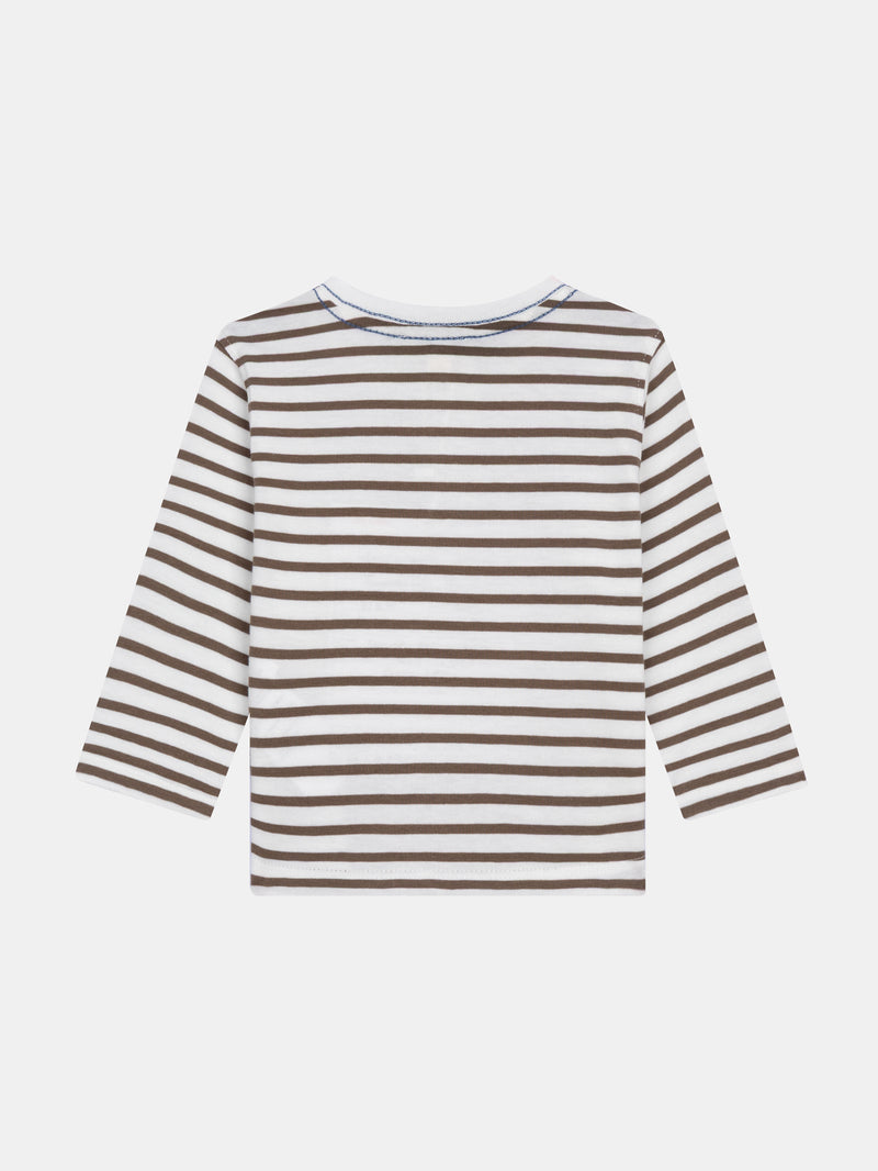 Tee Shirt Manches Longues Ecru
