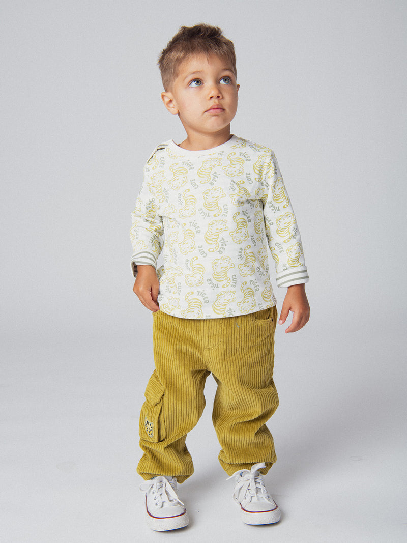 Pantalon cargo vert "Wild Campus" pour bébé garçon