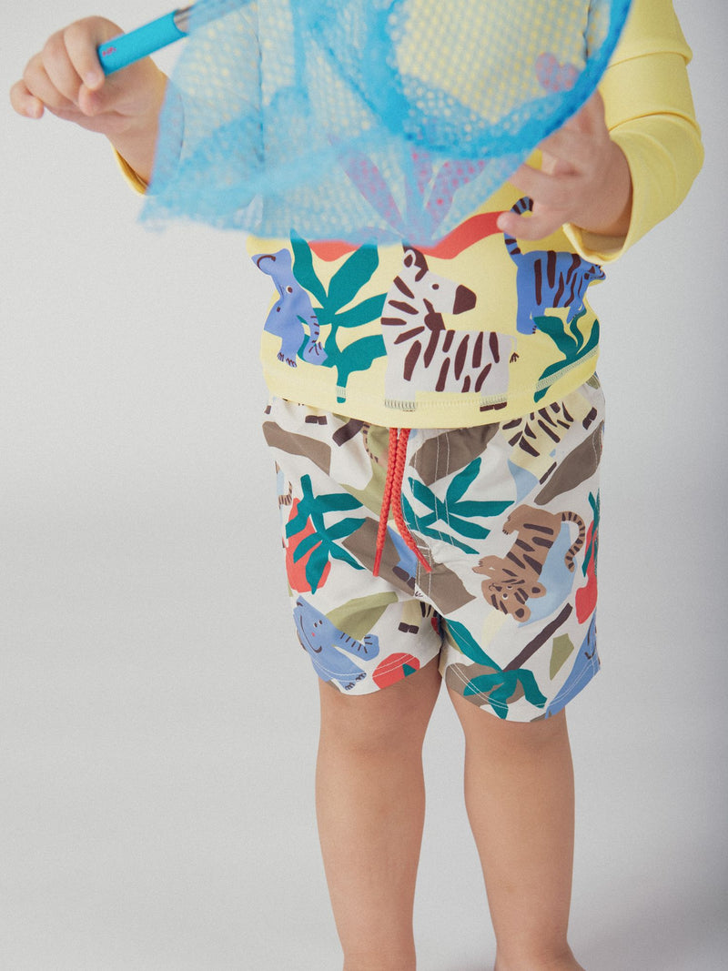 Badehose mit Tierdruck für Jungen