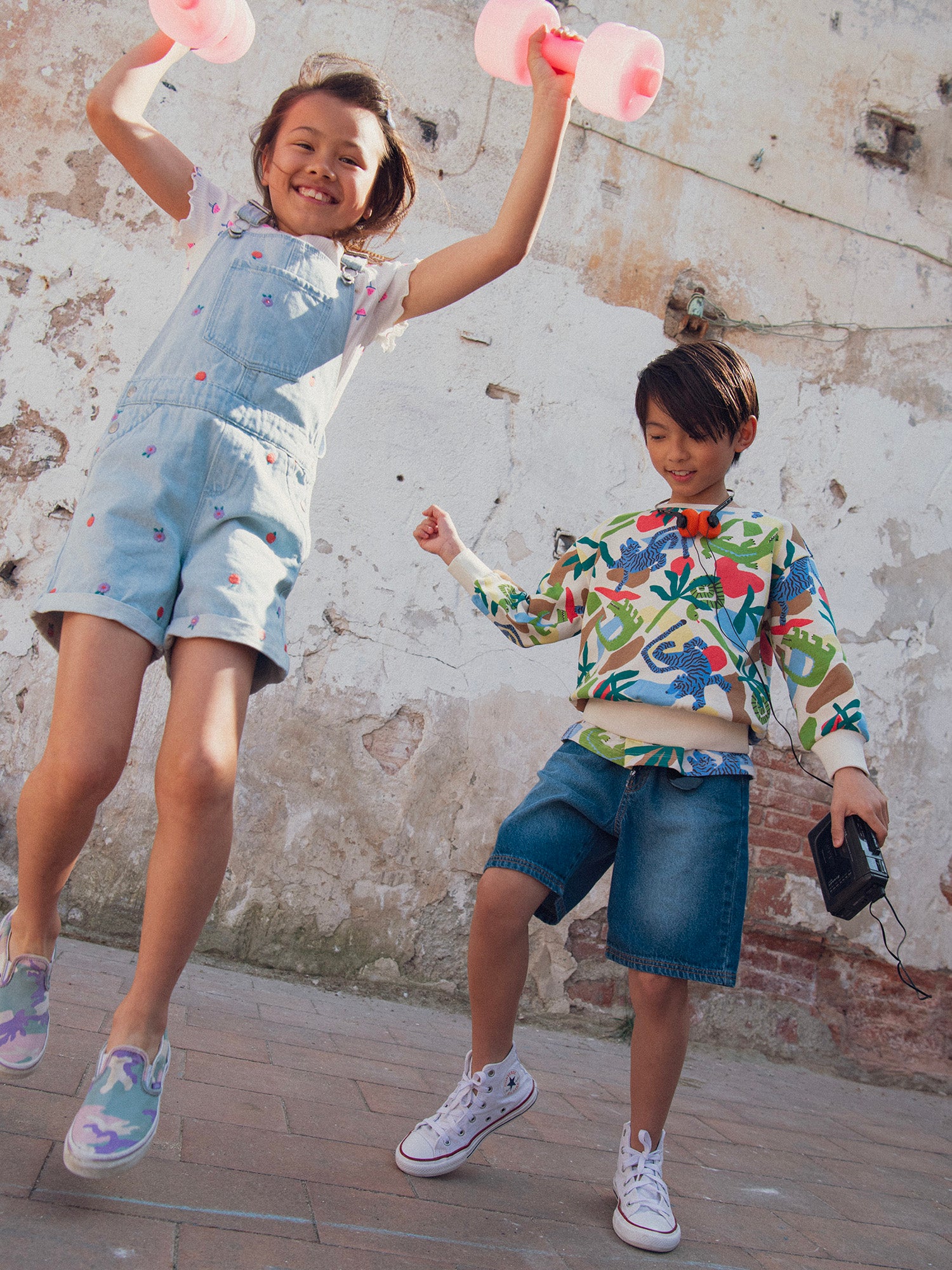 Sweatshirt mit Tierdruck für Jungen
