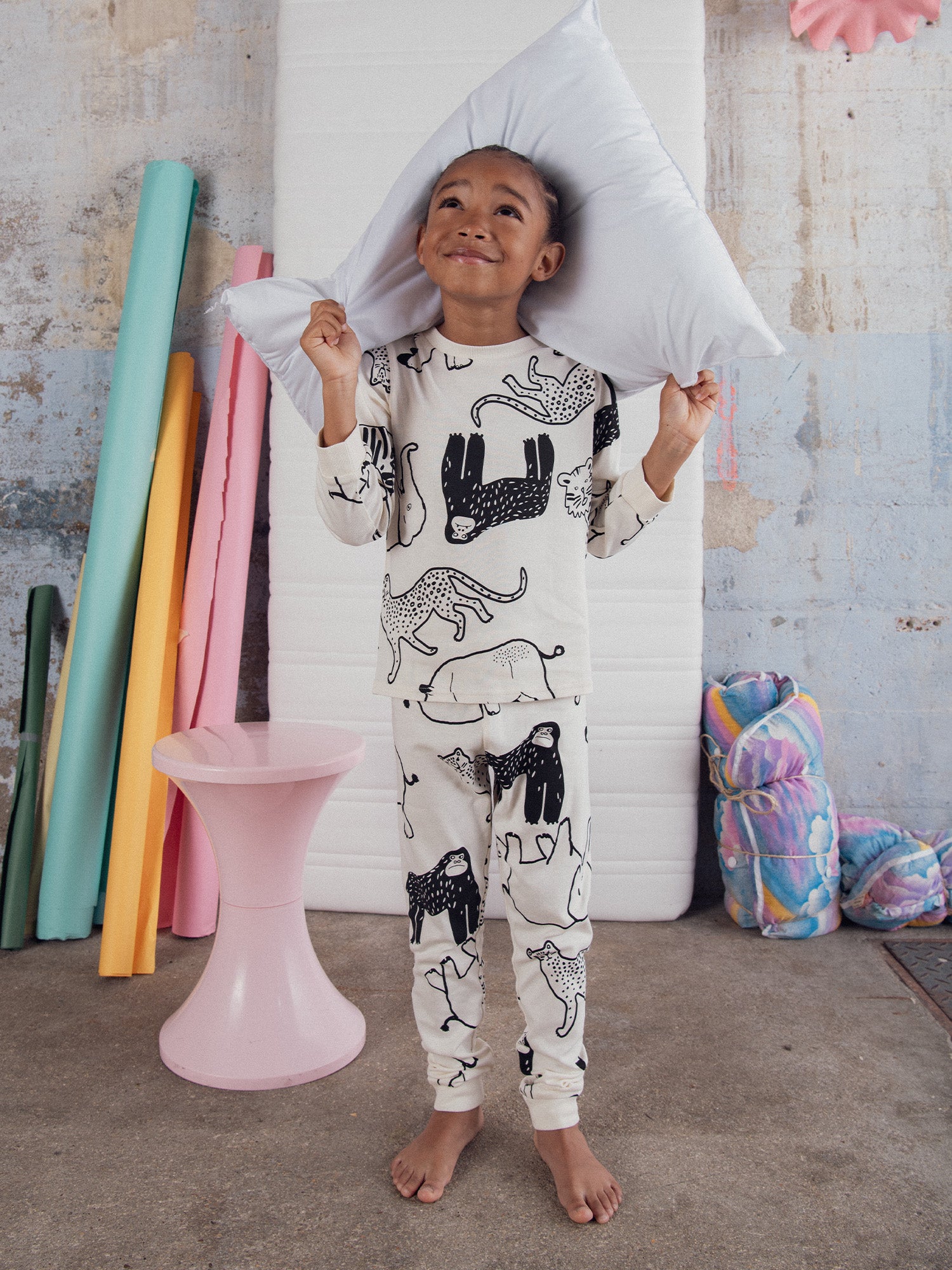 Pyjama avec imprimé intégral "Wild Safari" pour enfant garçon