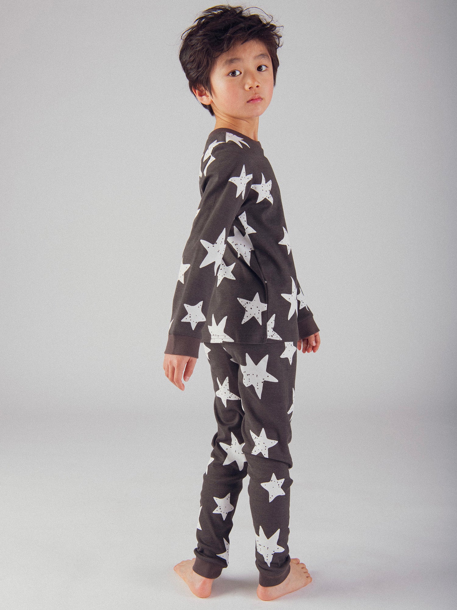 Pyjama phosphorescent avec imprimé intégral étoilé pour enfant garçon