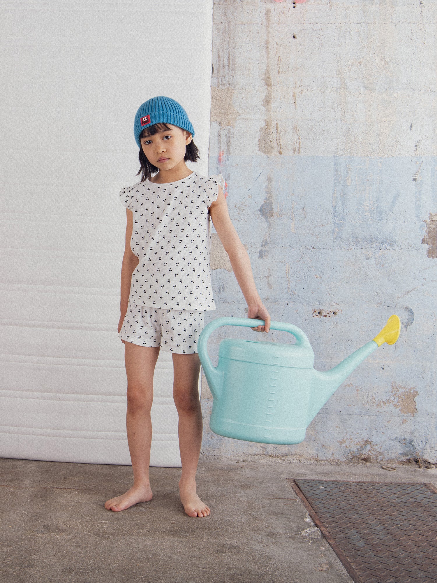 Pyjama court imprimé "CERISE" pour enfant fille