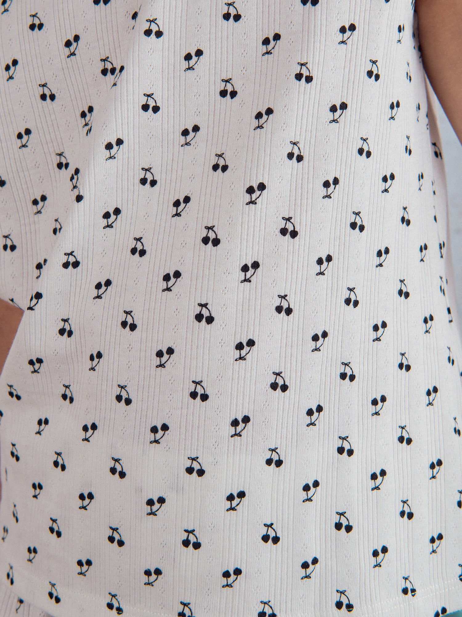 Pyjama court imprimé "CERISE" pour enfant fille