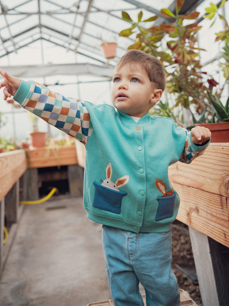 Hasen-Weste für Baby-Jungen