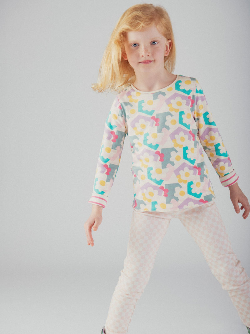 Reversibles Langarmshirt für Mädchen