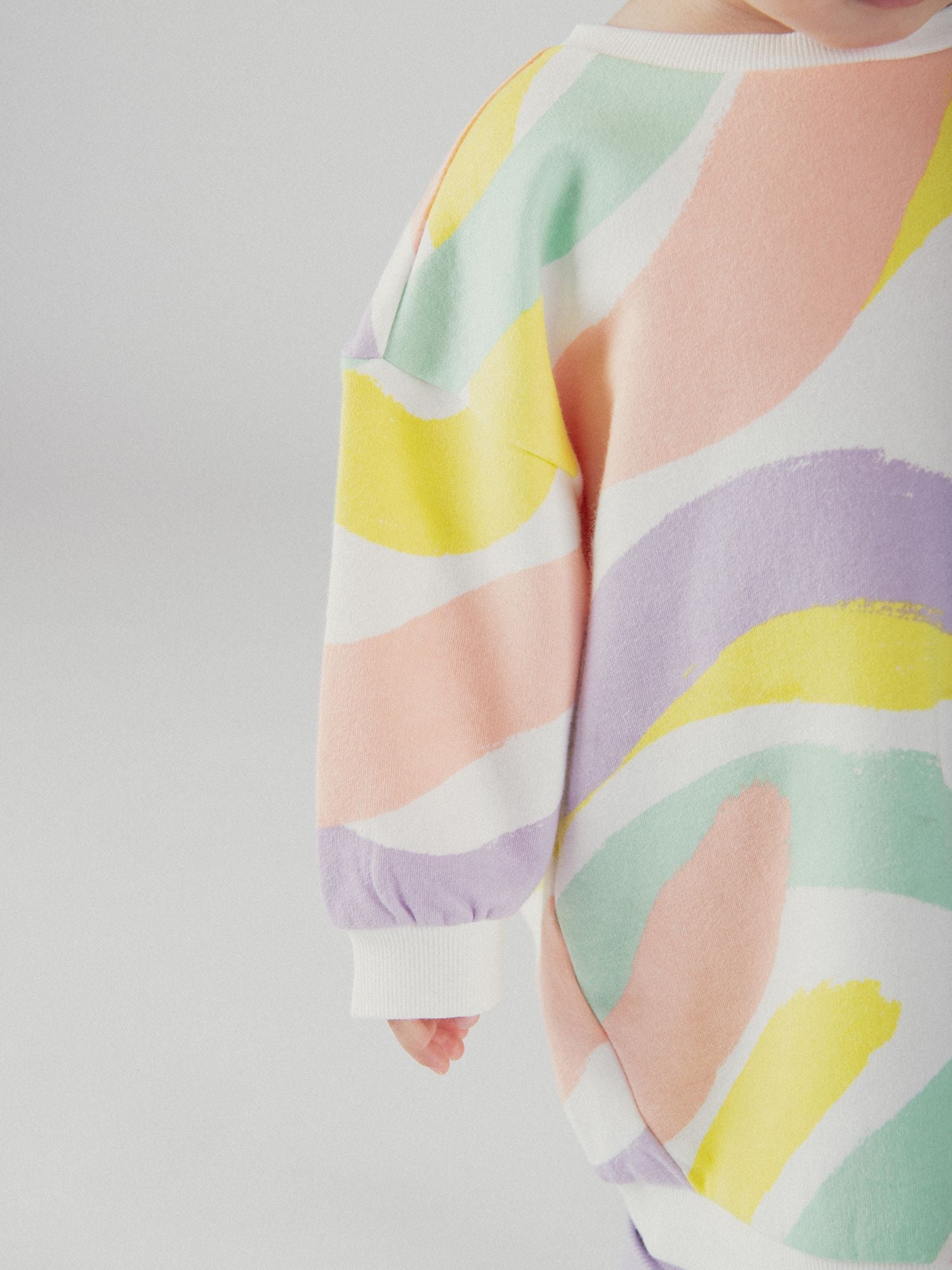 Bunt bedrucktes Set für Baby-Mädchen