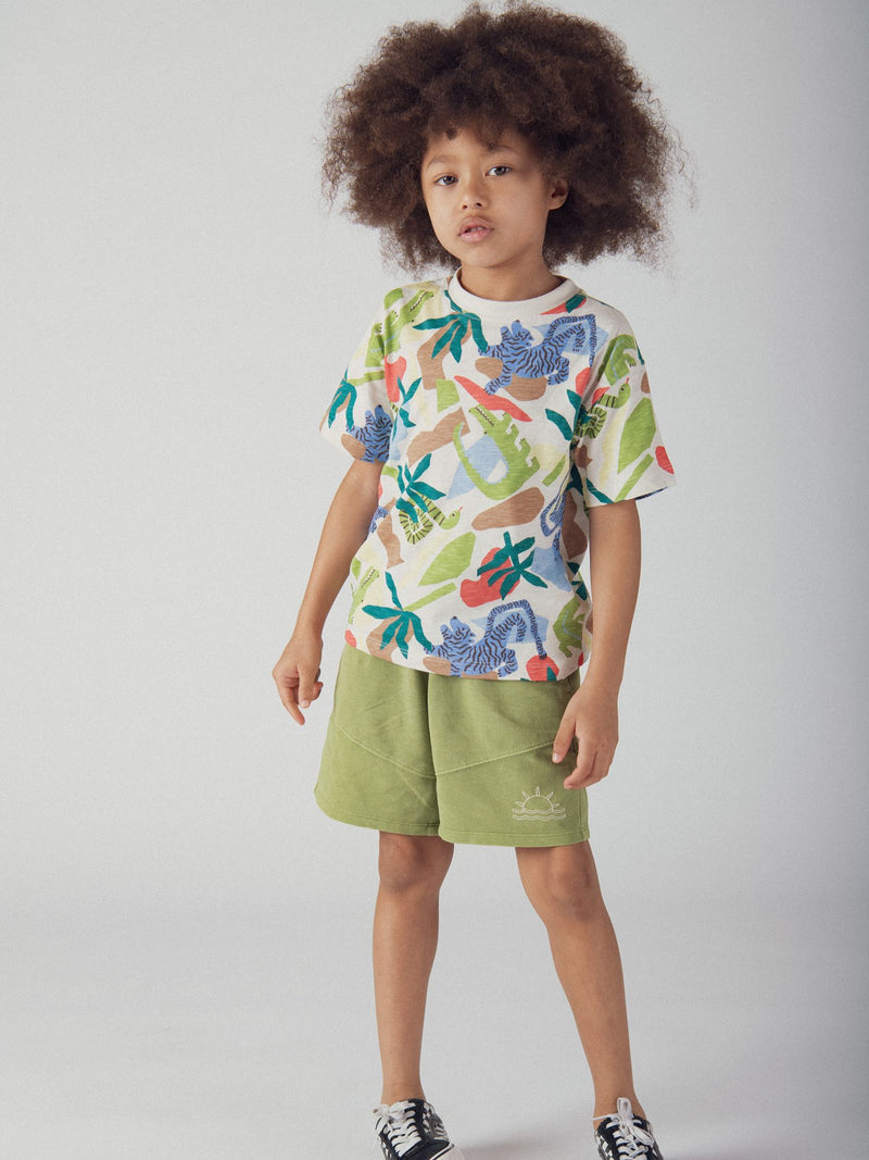 T-Shirt mit Tierdruck für Jungen