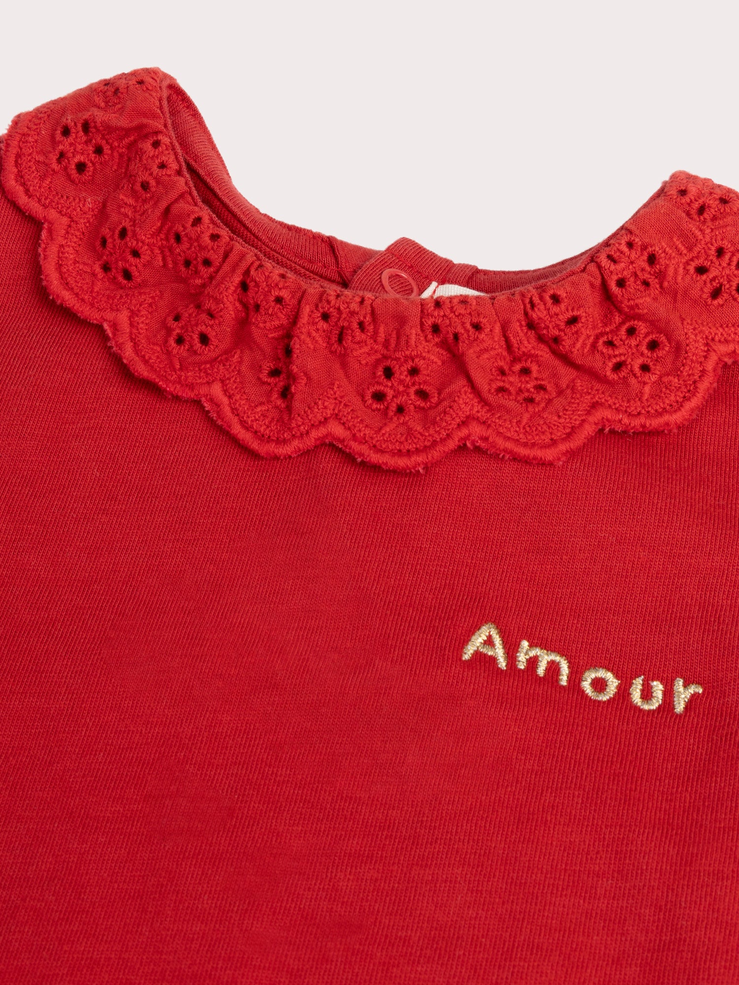 Rote Kurzarm-Braut für Baby Mädchen