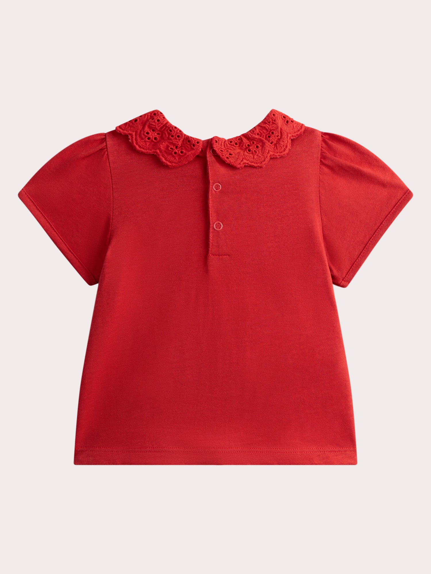 Rote Kurzarm-Braut für Baby Mädchen