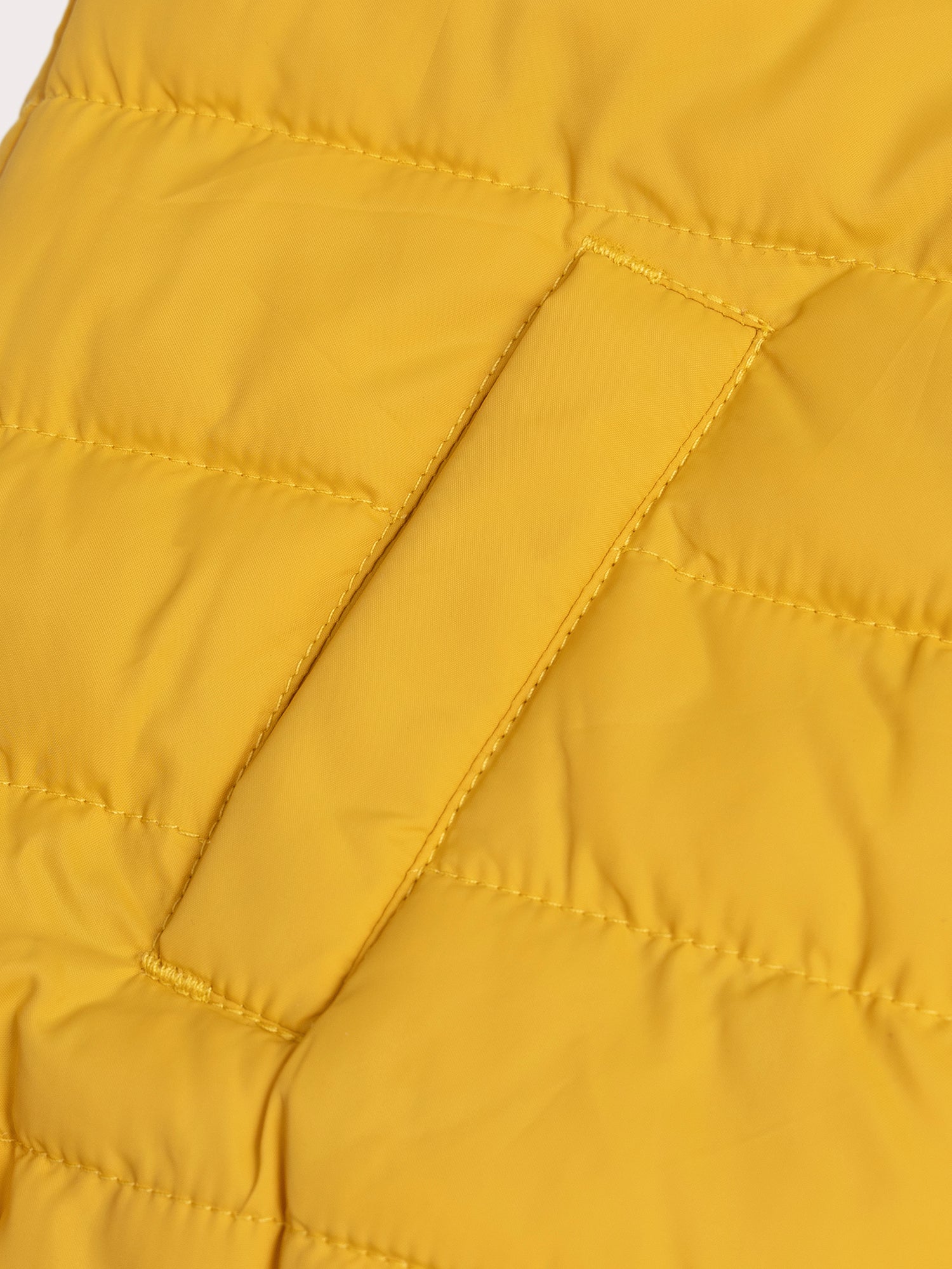 Doudoune jaune sans manches réversible
