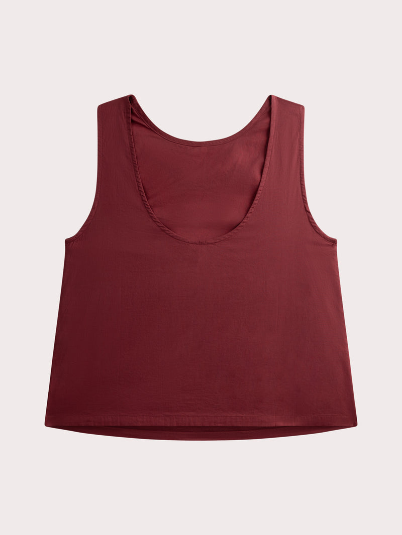 Gestickte Popeline Bluse für Damen