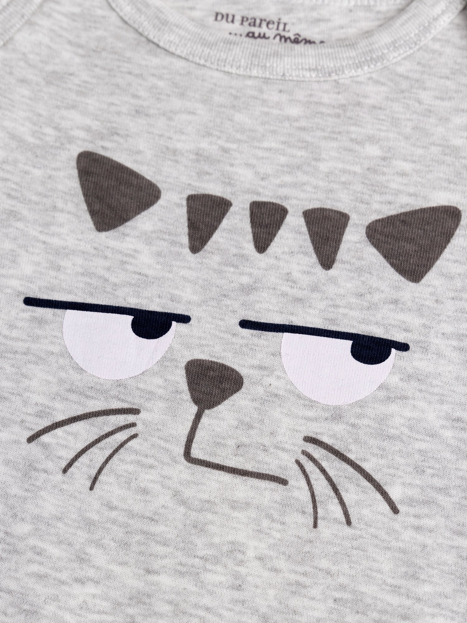 Body chat lot de 2 pour bébé garçon