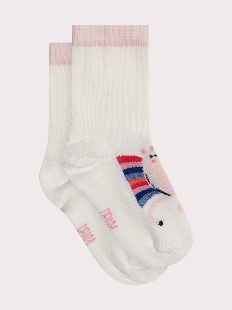 Einhorn-Socken für Mädchen