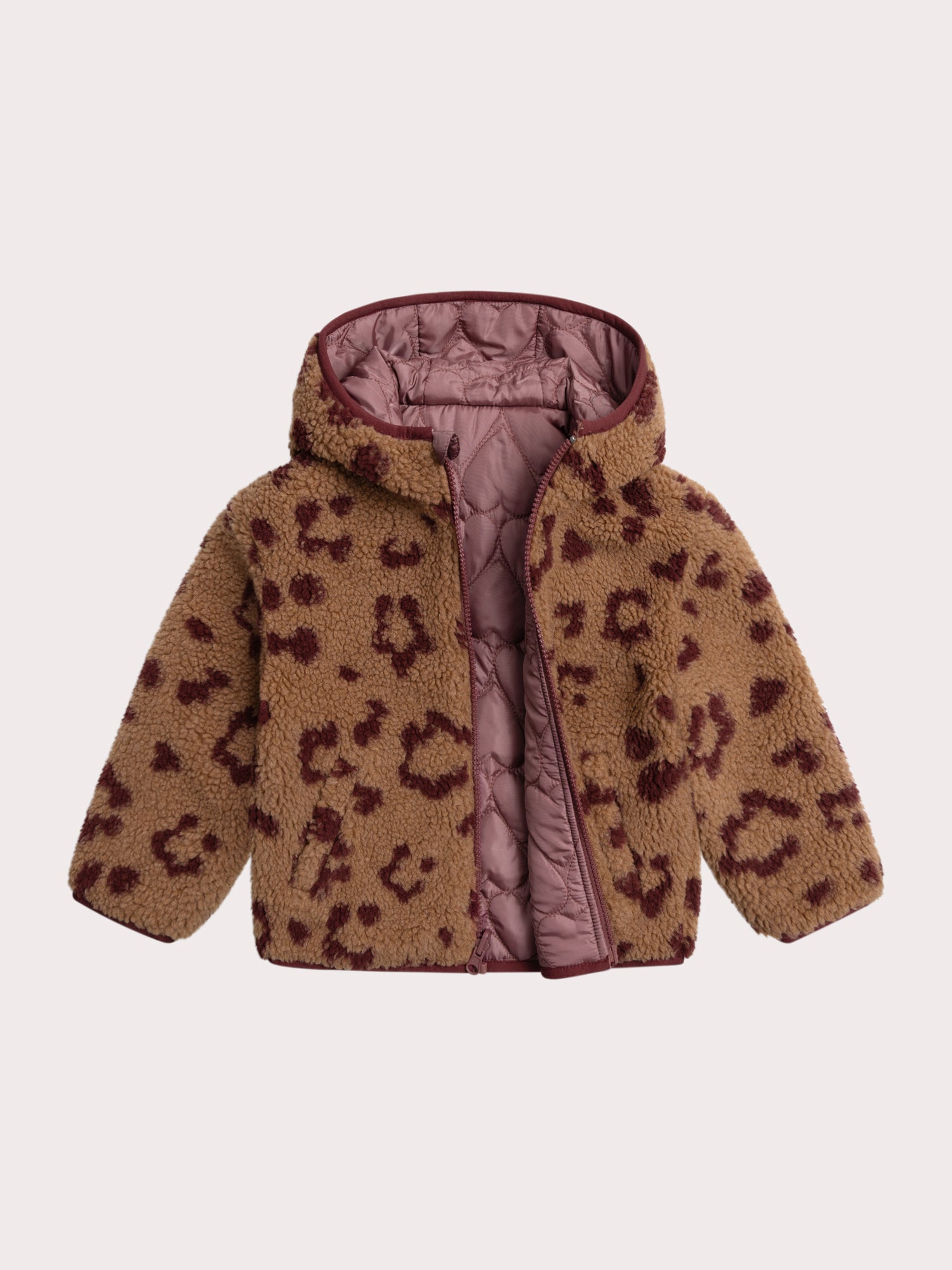 Umkehrbare Leopardenjacke