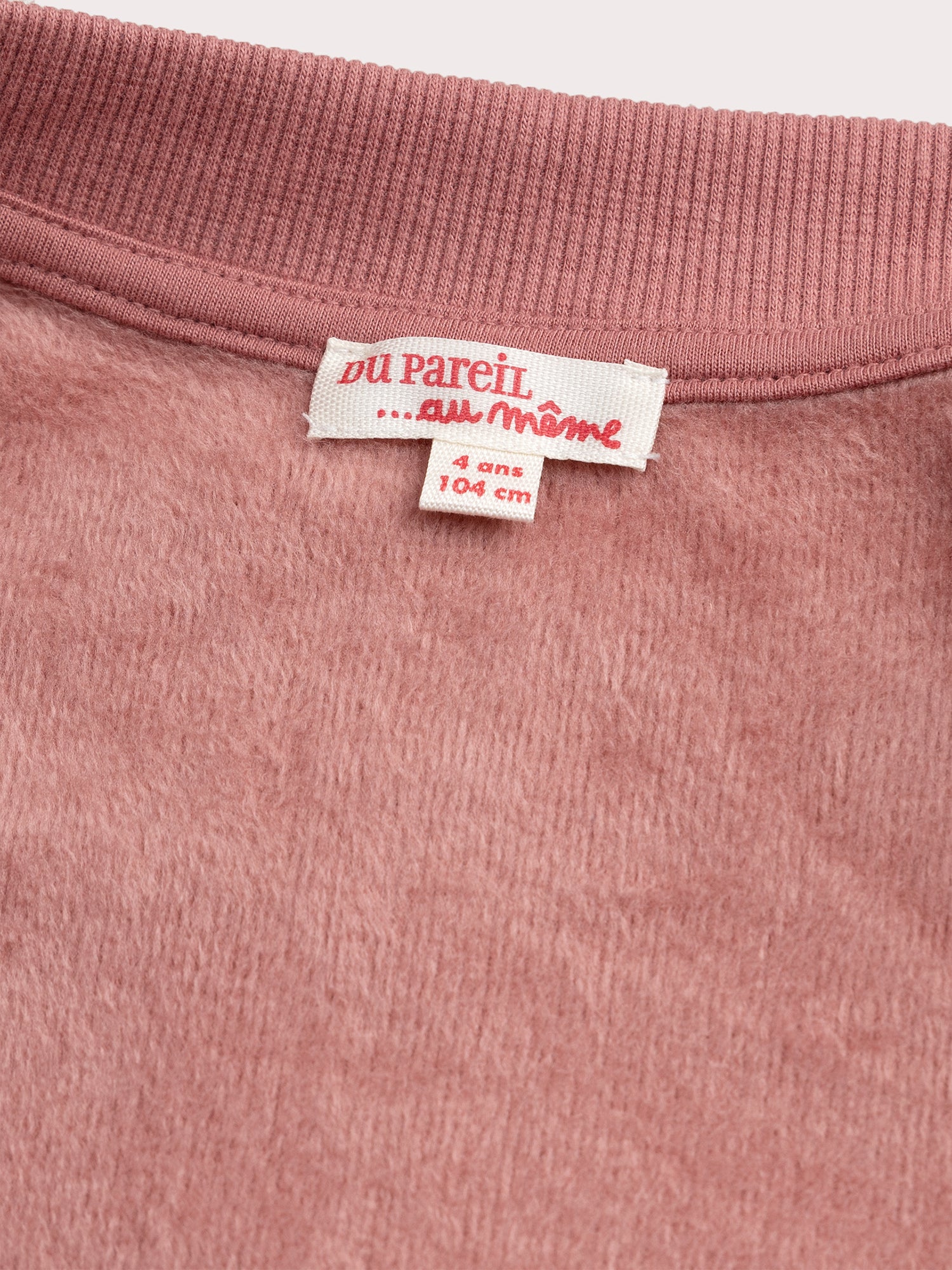 Terracotta und Nude Joggingoberteil