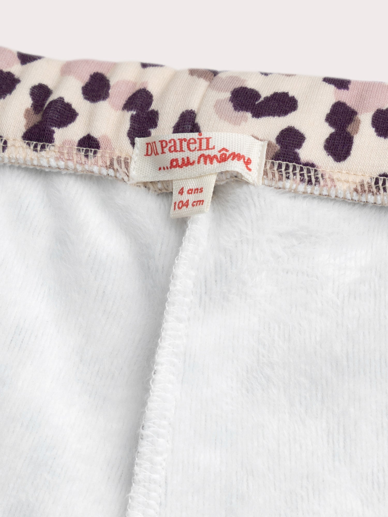Muster-Print Fleece-Hose