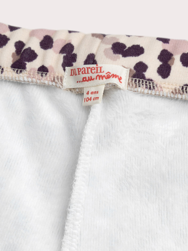 Muster-Print Fleece-Hose