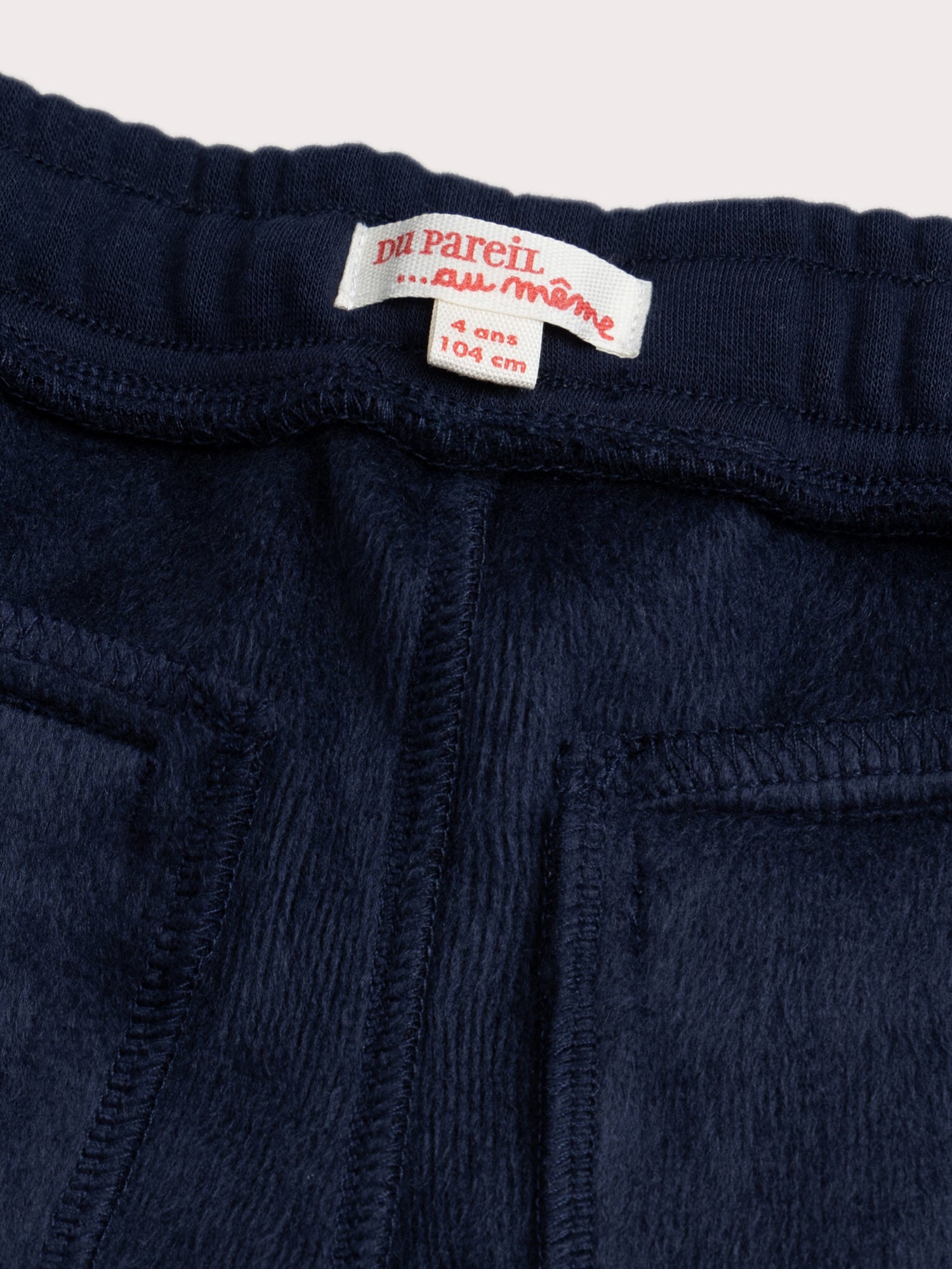 Pantalon bleu doublé chaud