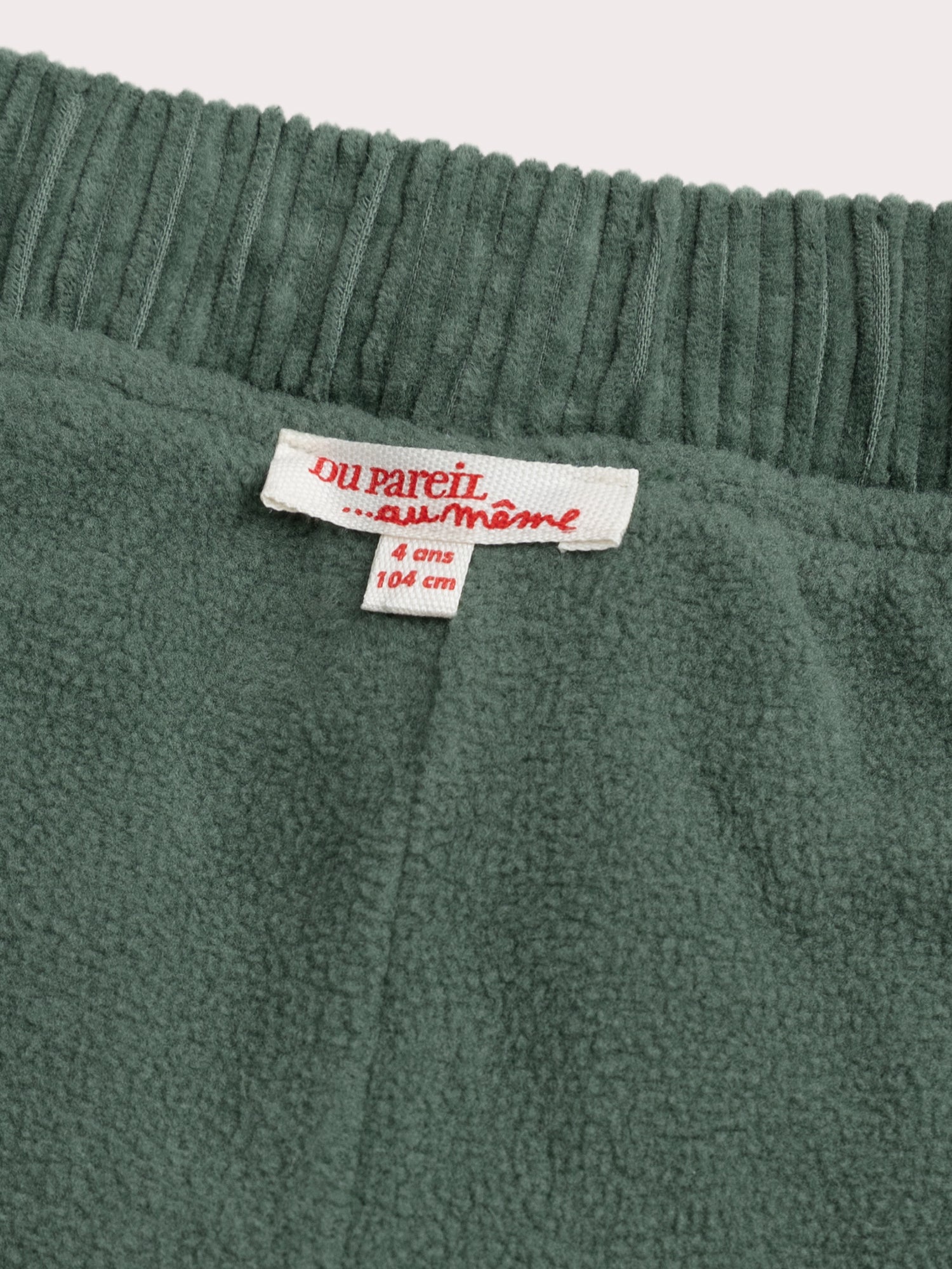 Grüne warme Cord-Hosen