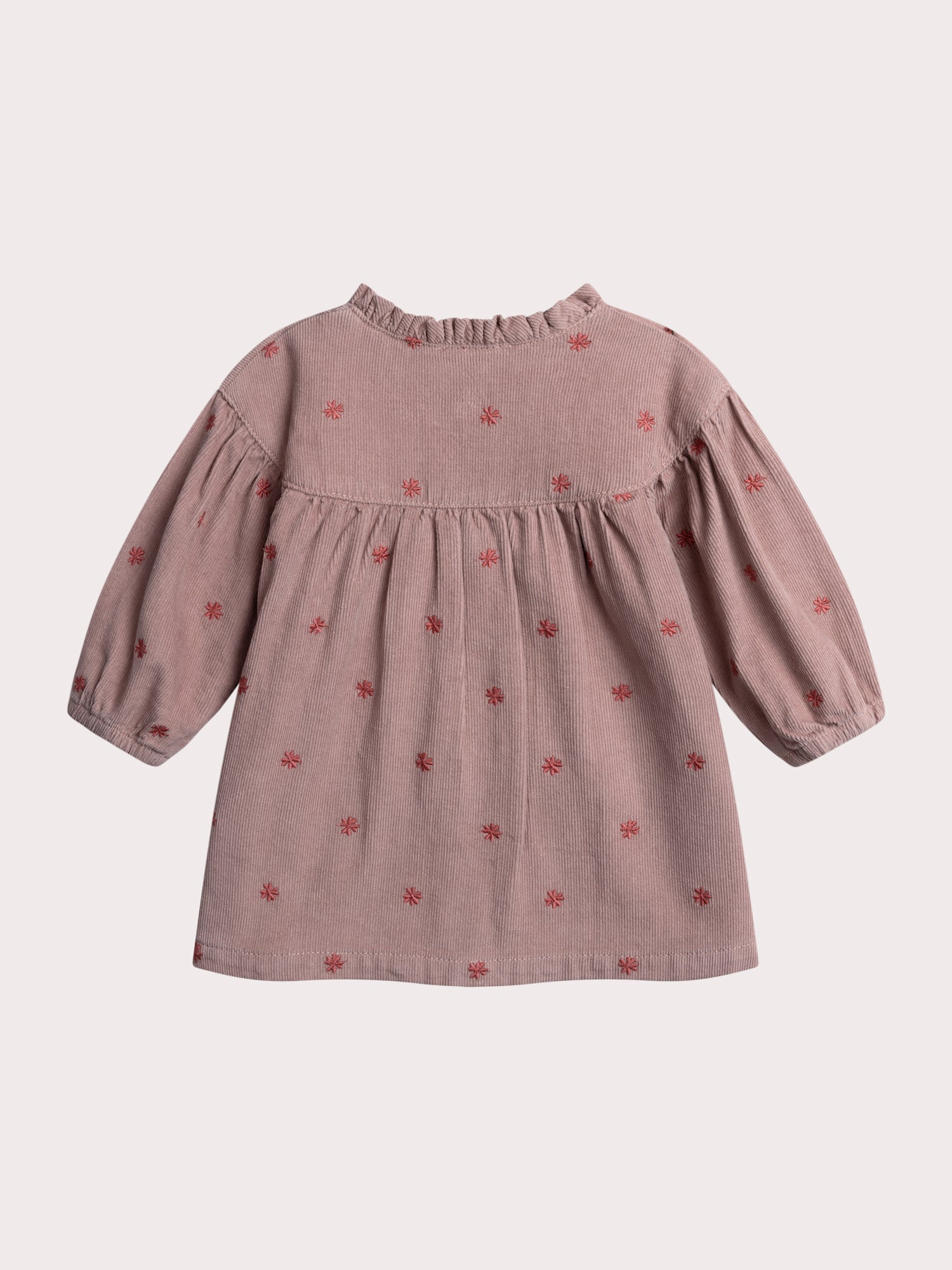 Robe côtelée pour bébé fille